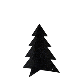 Christmas Tree Black Glitter | Medium | Bastion Collections