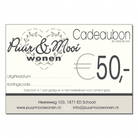 Cadeaubon € 50,-