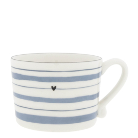 Mok Large Stripes | Iris Blue | Bastion Collections