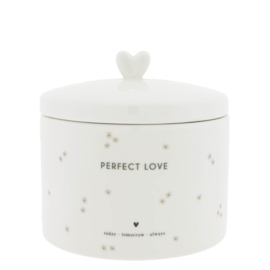 Voorraadpot Flowers Perfect Love | Large | Titane/Zwart | Bastion Collections