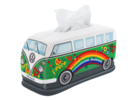 Tissue Box VW T1 Bus Peace | Neoprene Groen