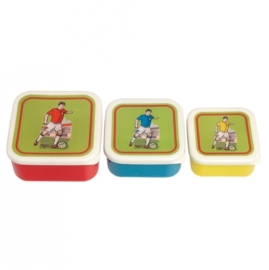 Snackdoosjes Voetbal Set 3 