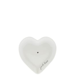 Spoon Holder Just Love | Wit/Zwart | Bastion Collections