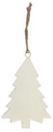 Christmas Tree for hanging w/jute string | Off White | IB Laursen