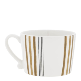 Mok Large Little Stripes | Brown | Bastion Collections