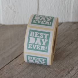 "Best day ever" Stickers Mint Set 10