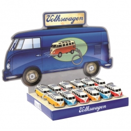 VW T1 Bus | Sleutelhanger met LED Licht | Blauw