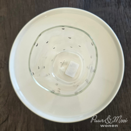 Drinkglas M Hearts all Over | Natural Shape | 300 ml | Bastion Collections