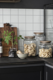 Glass jar w/wooden Cover | 3750 ml | IB Laursen