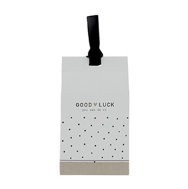 Gift Bag met Pepermunt Hartjes | Good Luck | Bastion Collections 