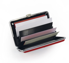 VW T1 Bus Business Card Case in Giftbox | Rood/Zwart