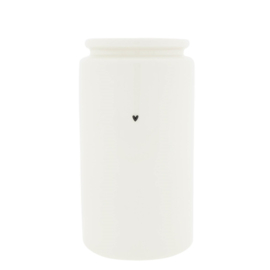 Jar with Heart Black | Large | Bastion Collections