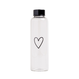 Glazen Drinkfles Hart | 750 ml | Eulenschnitt