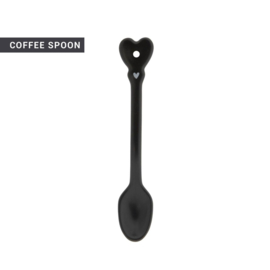 Lepel Coffee/Tea | 14 cm | Matt Black | Bastion Collections