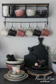 Diner Bord | Antique Black Dunes | Ø:28 cm | IB Laursen