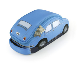 VW Beetle 3D | Neoprene Koel- Toilettas | Large | Light Blue