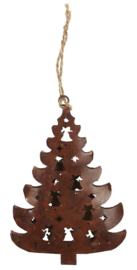 Christmas Tree w/Decorations | Roest | 15 cm | Ib Laursen