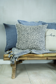 Kussenhoes Leopard | 50 x 50 | Naturel | Bastion Collections