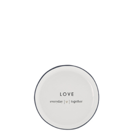Tea Tip | Love Everyday | Wit/Zwart | Bastion Collections