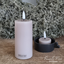 LED Kaars Dusty Rose | Ø:5 x 10 cm | Deluxe Homeart