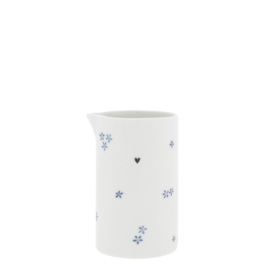 Melk Kannetje Daisies | 150 ml | Iris Blue | Bastion Collections