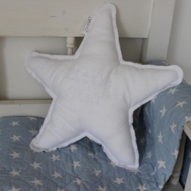 Ster Kussen "Little Star" Blauw