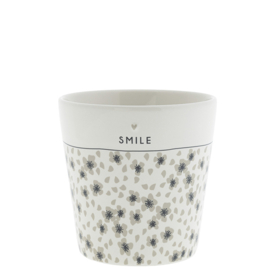 Mok | Smile | Titane/Zwart | Bastion Collections