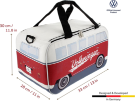 Koeltas VW T1 Bus Rood/Wit | 25 Liter