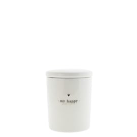 Voorraadpot My Happy | Small Ø:10x12,5 cm | Bastion Collections