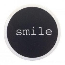 Stickers "Smile" Zwart set 10