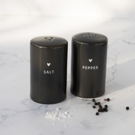 Salt & Pepper Set | Matt Black | Bastion Collections