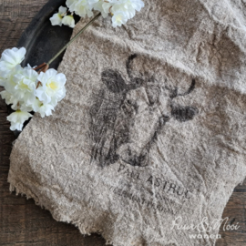 Shabby Doek | Koe | 30 x 45