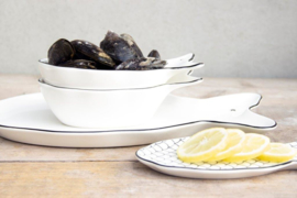 Fish Plate Scales | Wit/Zwart | Bastion Collections