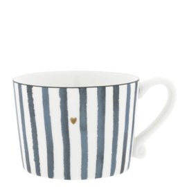 Mok Large Big Stripe | Iris Blue | Bastion Collections