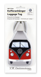VW T1 Bus | Bagage Label | Rood/Zwart