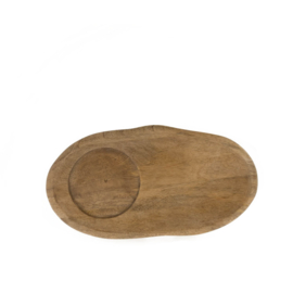 Oval Plate Organic Shape | Mango Hout | Bastion Collections