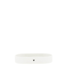 Salt & Peper Set 3 Natural Shape | Wit/Zwart | Bastion Collections