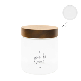 Voorraadpot Houten Deksel | Joie de Vivre | Small | Bastion Collections