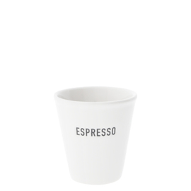 Espresso Mok | Paperlook ESPRESSO | Wit/Zwart | Bastion Collections