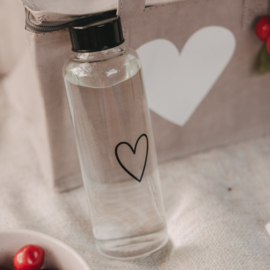 Glazen Drinkfles Hart | 500 ml | Eulenschnitt