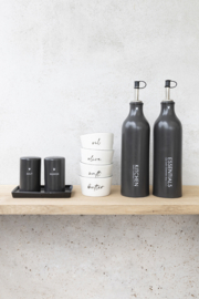 Salt & Pepper Set | Matt Black | Bastion Collections