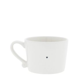 Mok Small | LOVE | Wit/Zwart | Bastion Collections