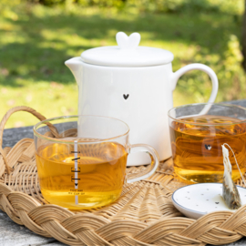 Tea Tip | Daisies | Titane/Zwart | Bastion Collections 