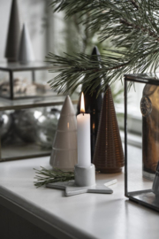 Candleholder Star | Light Grey | voor kaars Ø: 2,2 cm | IB Laursen