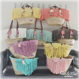 Ibiza Strandtas | Macrame | Lila | Hippies