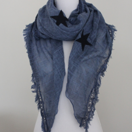 Shawl | Jeans | Stars