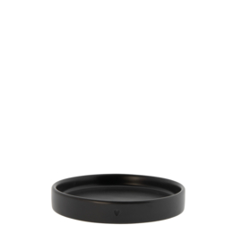 Tray Round Matt Black | Ø:12 cm | Bastion Collections