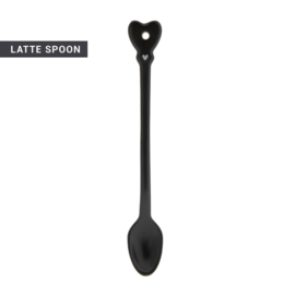 Lepel Latte | 18,5 cm | Matt Black | Bastion Collections