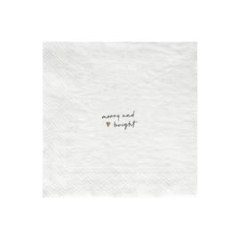 Servetten Spirit of Christmas | Small | 20 pcs 12,5 x 12,5 cm | Bastion Collections
