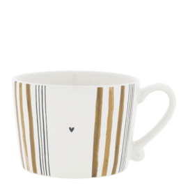 Mok Large Little Stripes | Brown | Bastion Collections